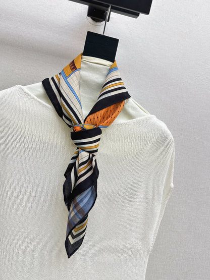 26ss Silk Scarf Knitwear
