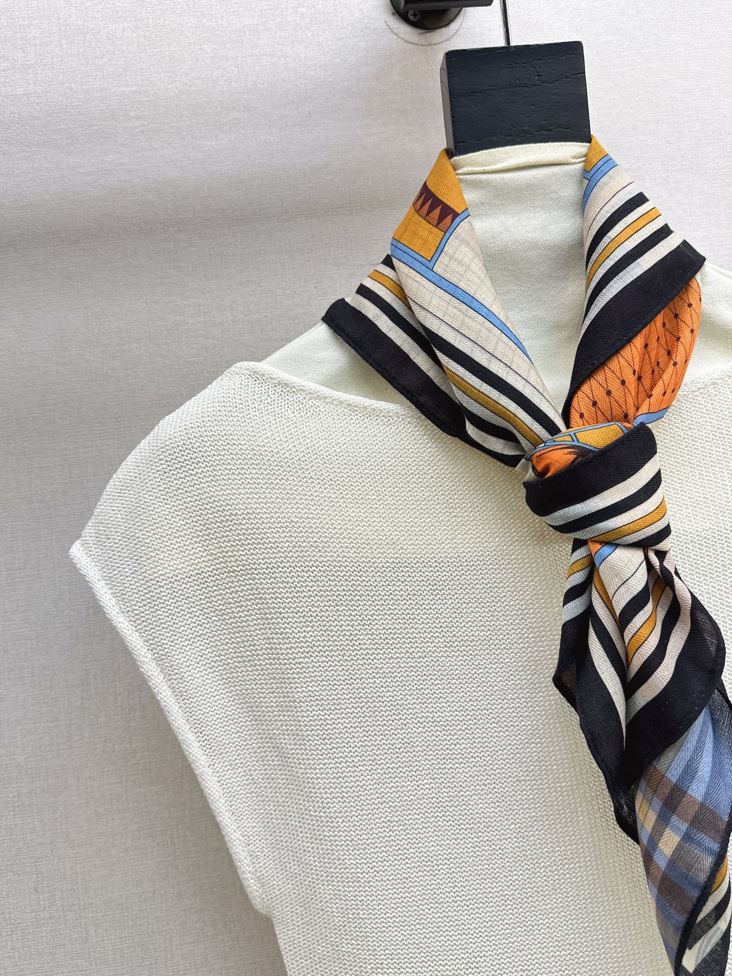 26ss Silk Scarf Knitwear