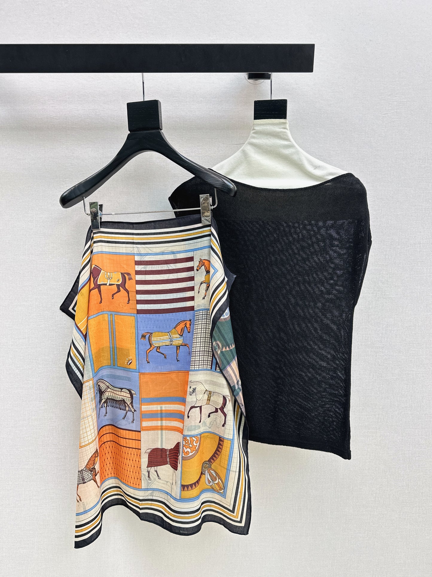 26ss Silk Scarf Knitwear