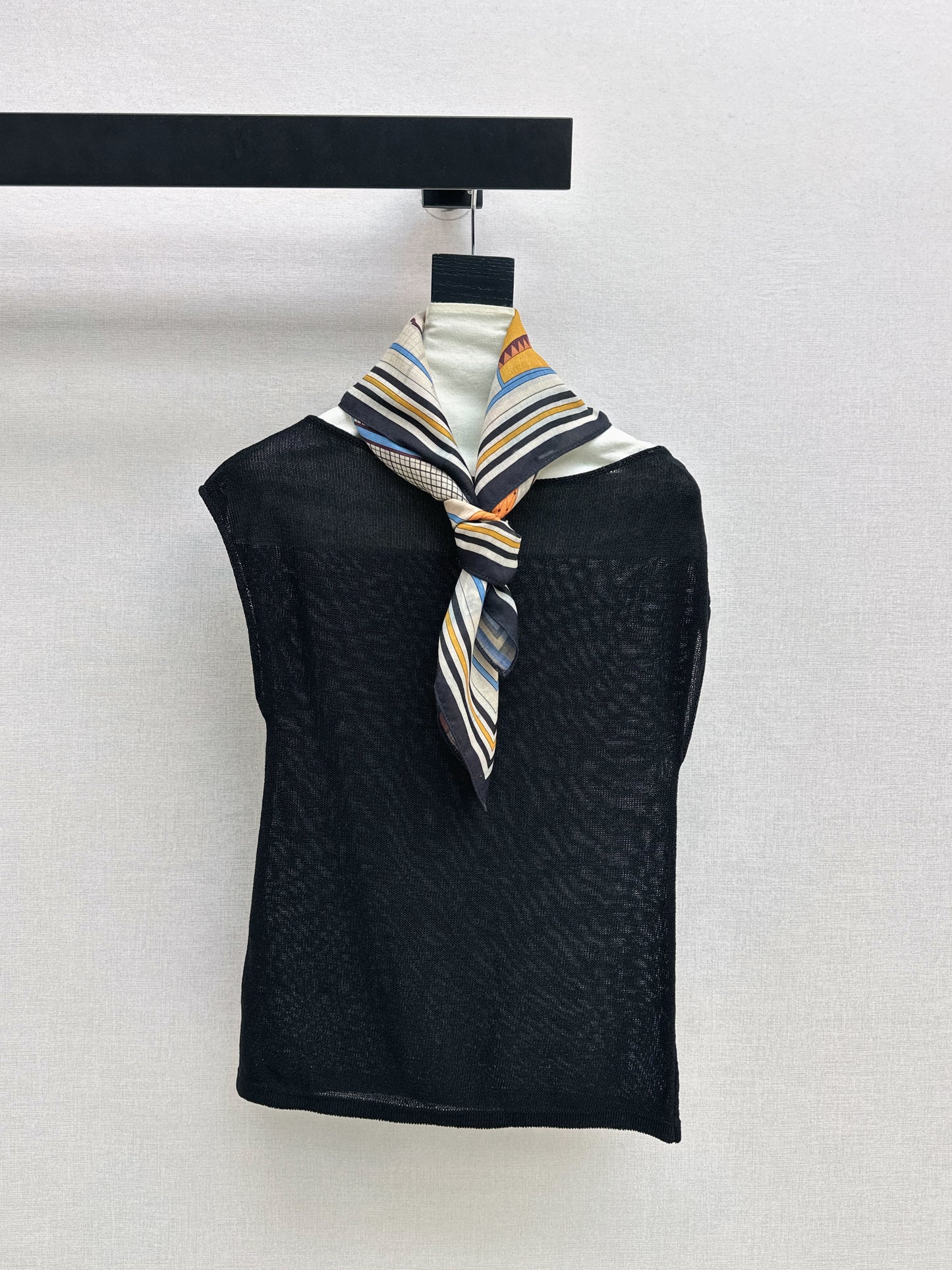 26ss Silk Scarf Knitwear