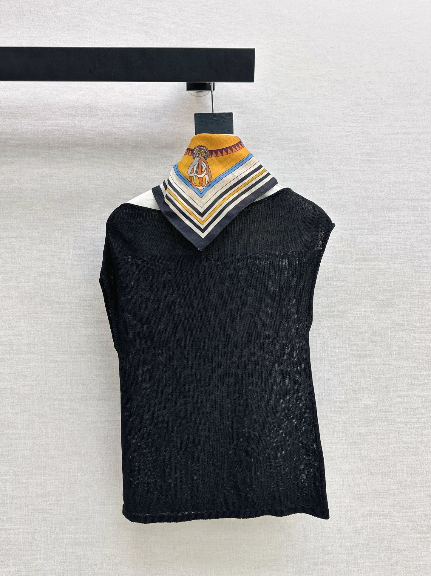 26ss Silk Scarf Knitwear