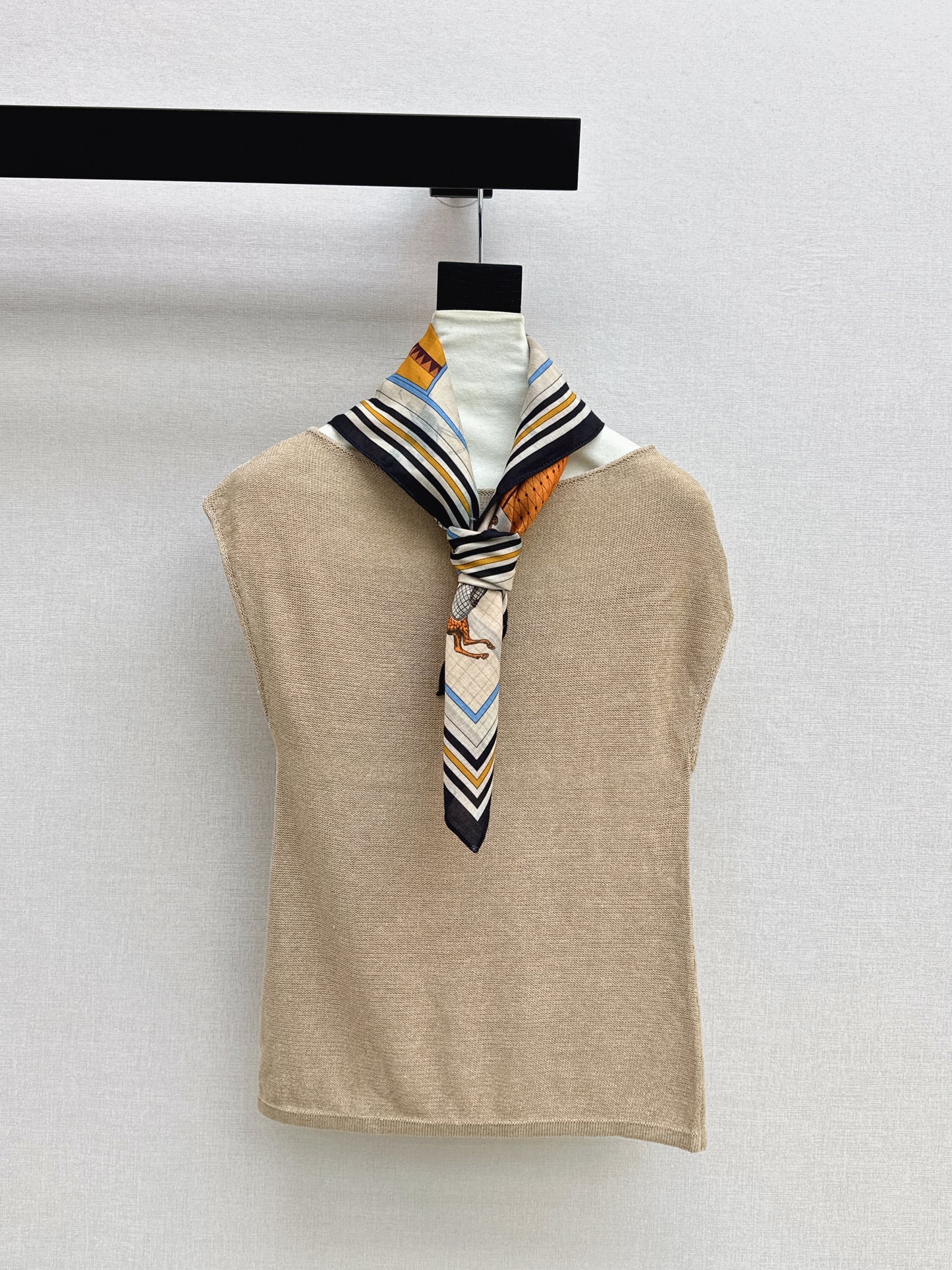 26ss Silk Scarf Knitwear