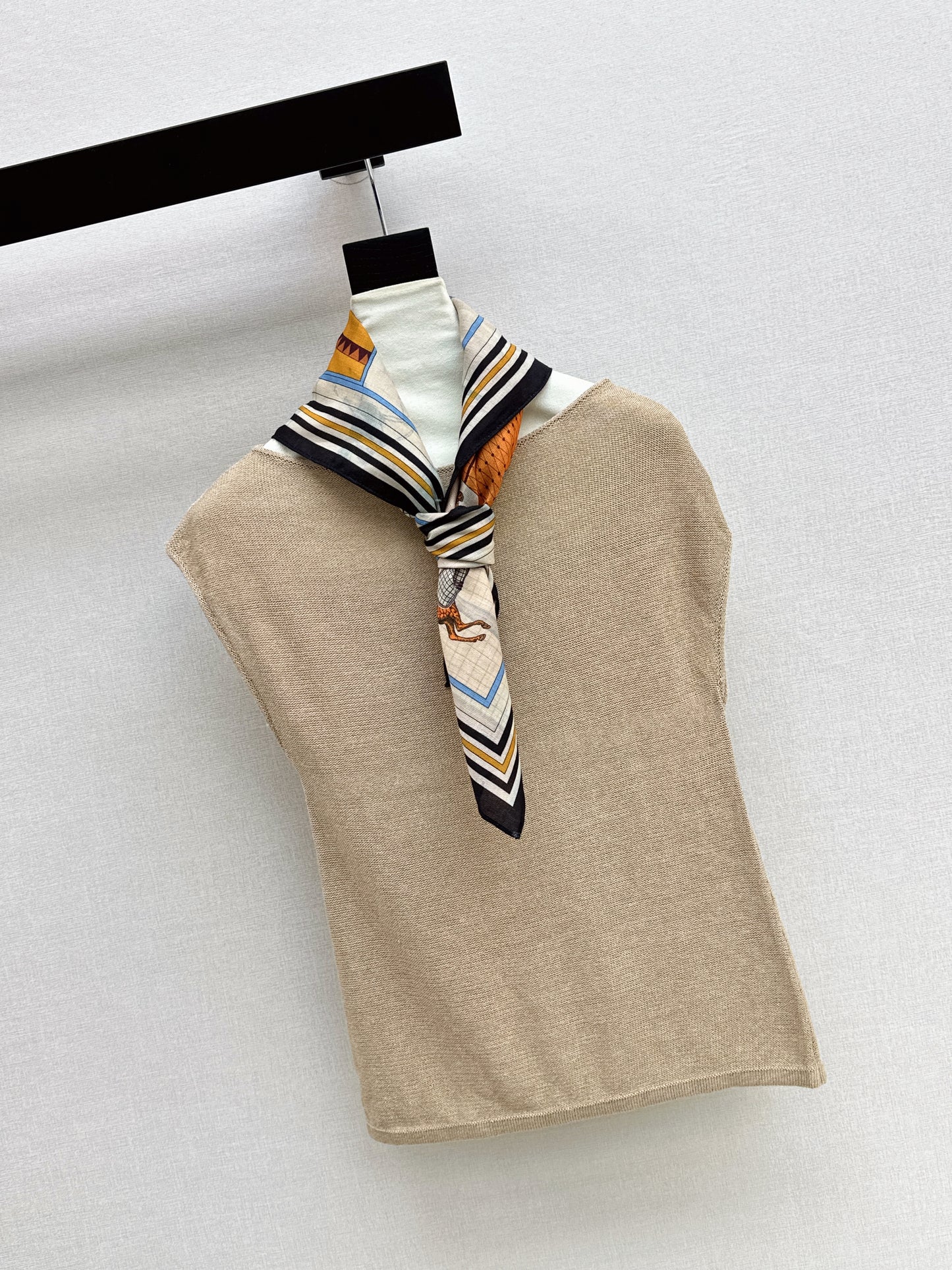 26ss Silk Scarf Knitwear