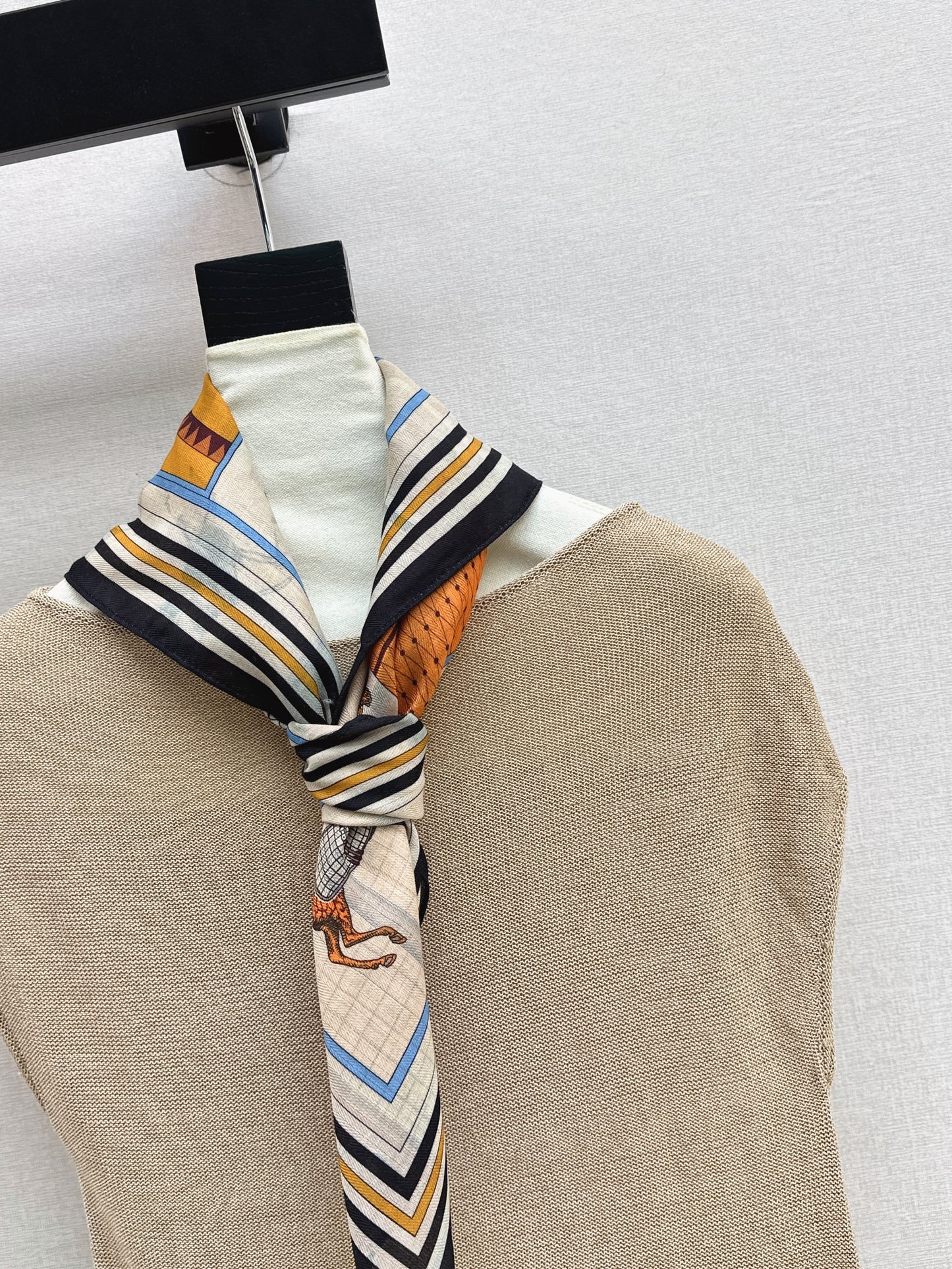 26ss Silk Scarf Knitwear