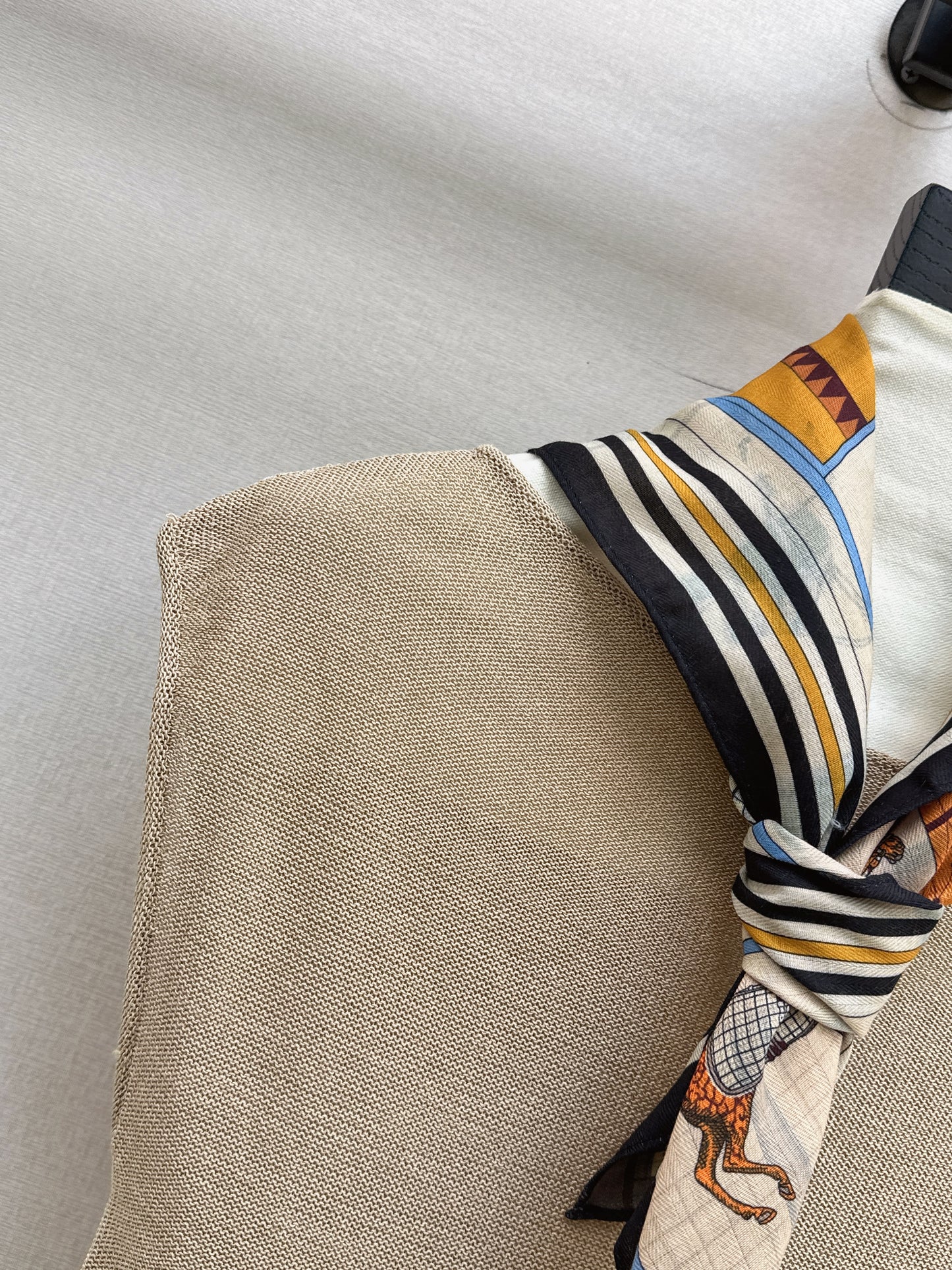 26ss Silk Scarf Knitwear