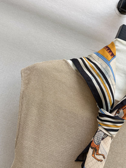 26ss Silk Scarf Knitwear