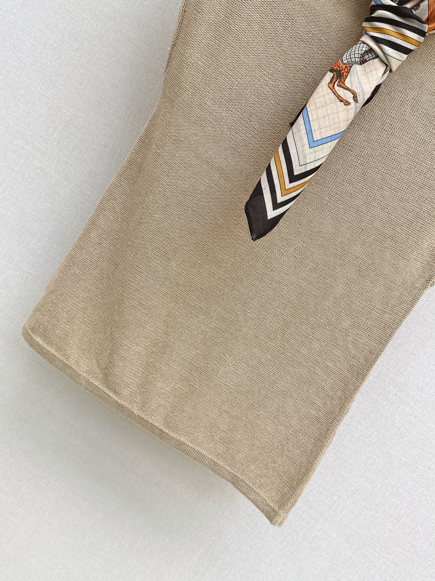 26ss Silk Scarf Knitwear