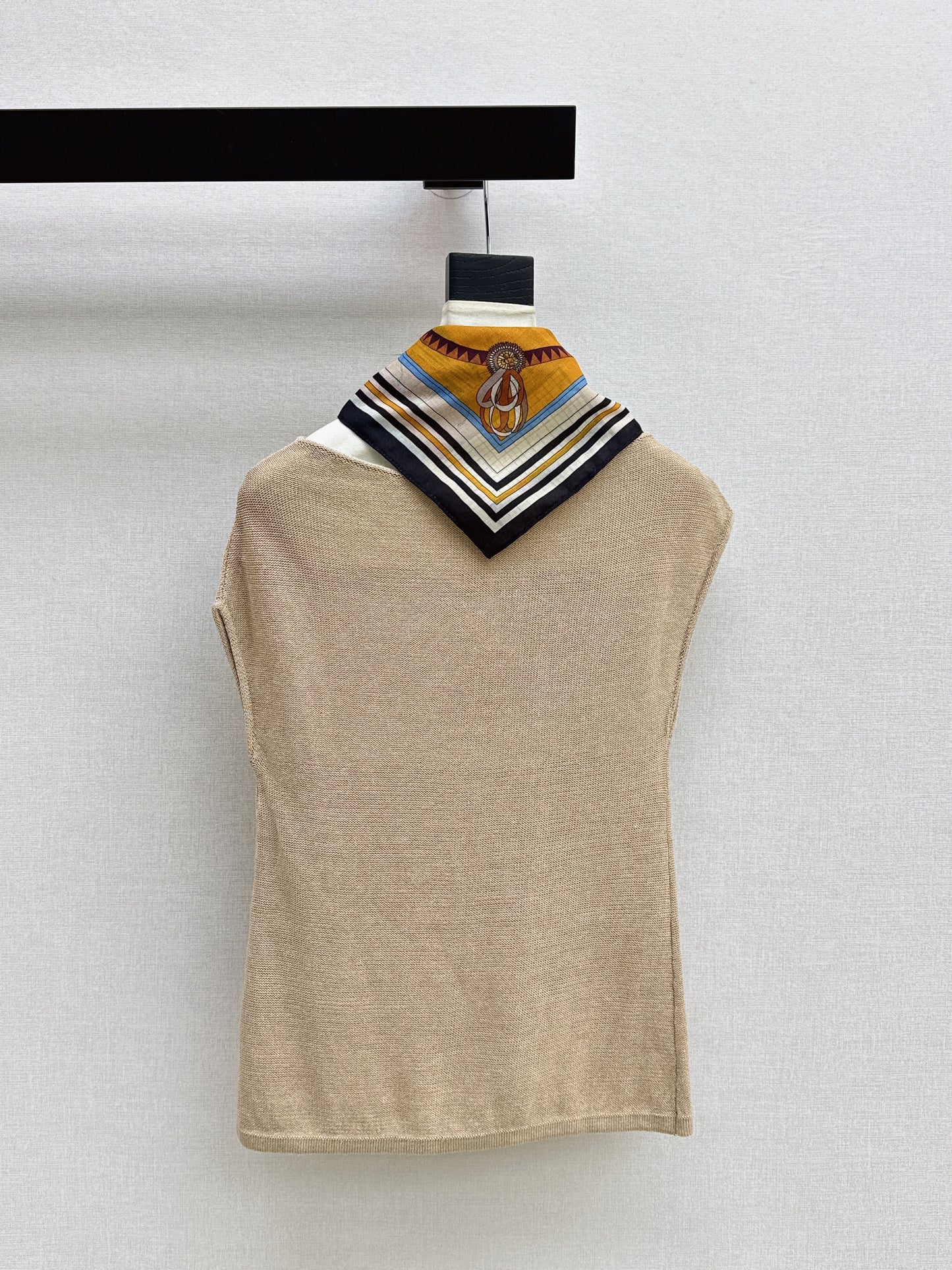 26ss Silk Scarf Knitwear