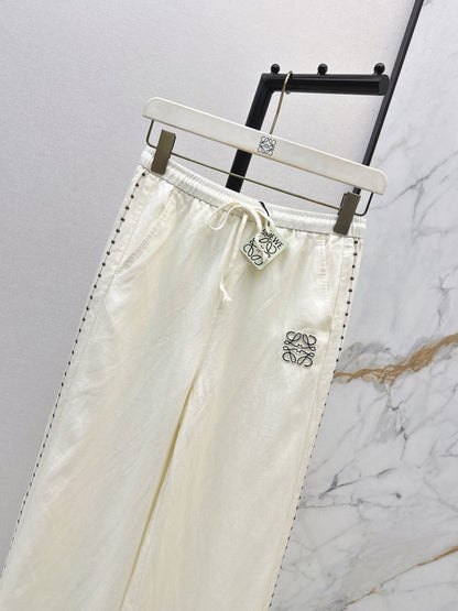 26ss High-waisted wide-leg trousers
