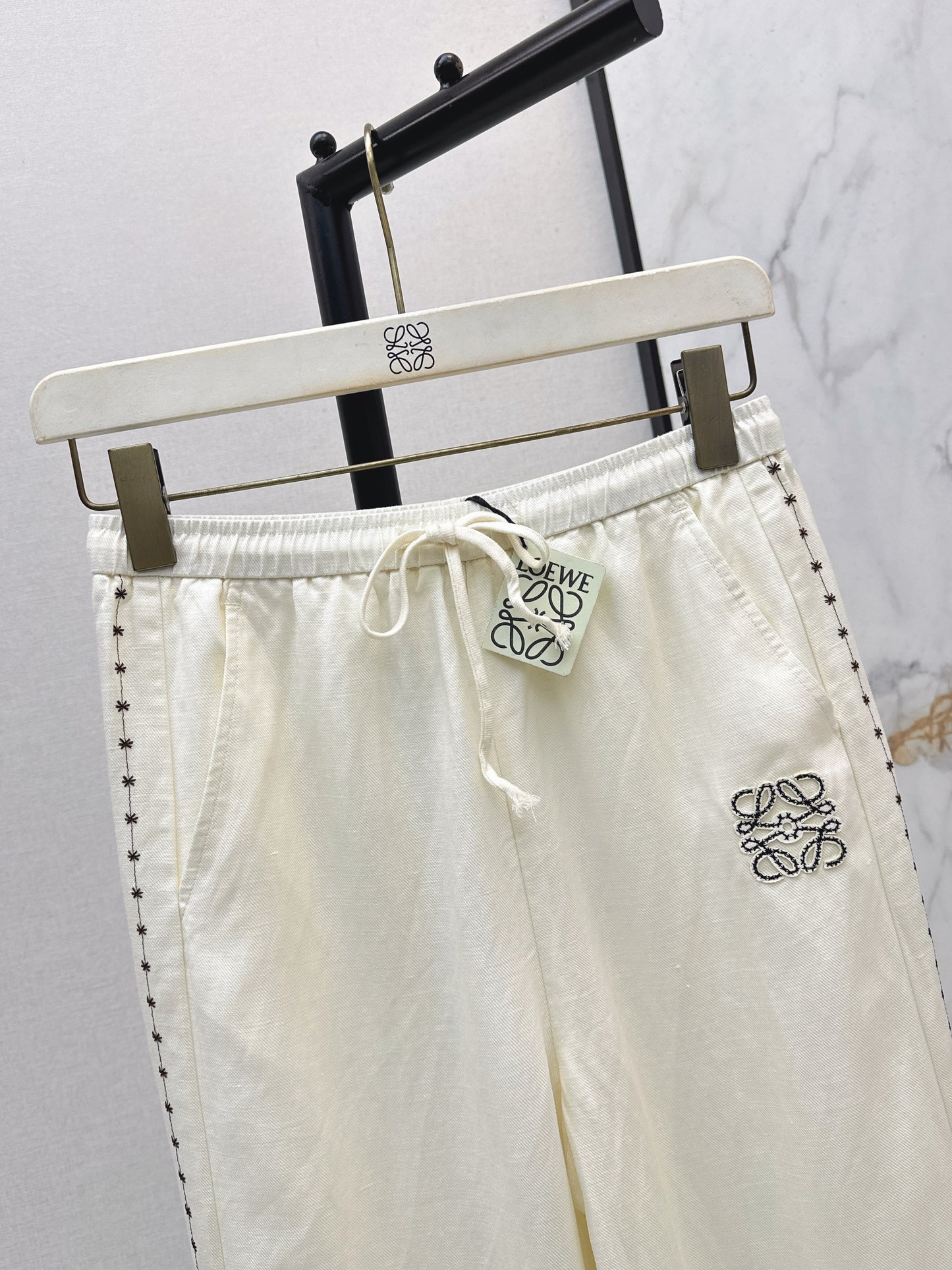 26ss High-waisted wide-leg trousers