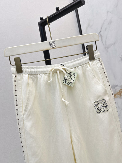 26ss High-waisted wide-leg trousers
