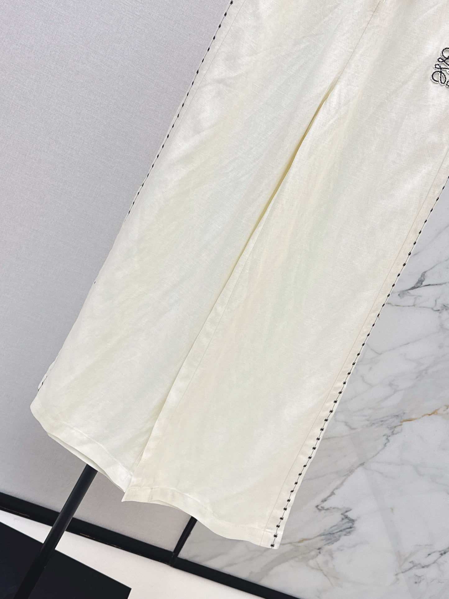 26ss High-waisted wide-leg trousers