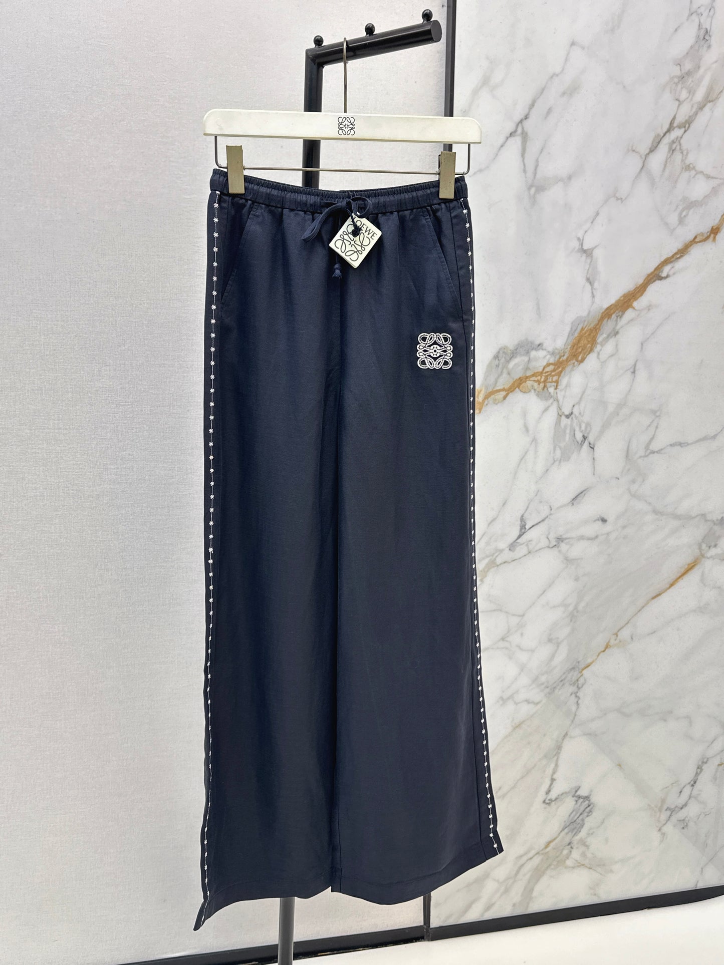 26ss High-waisted wide-leg trousers