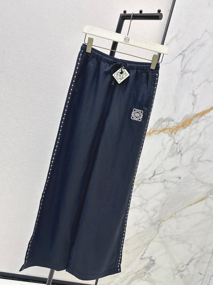 26ss High-waisted wide-leg trousers