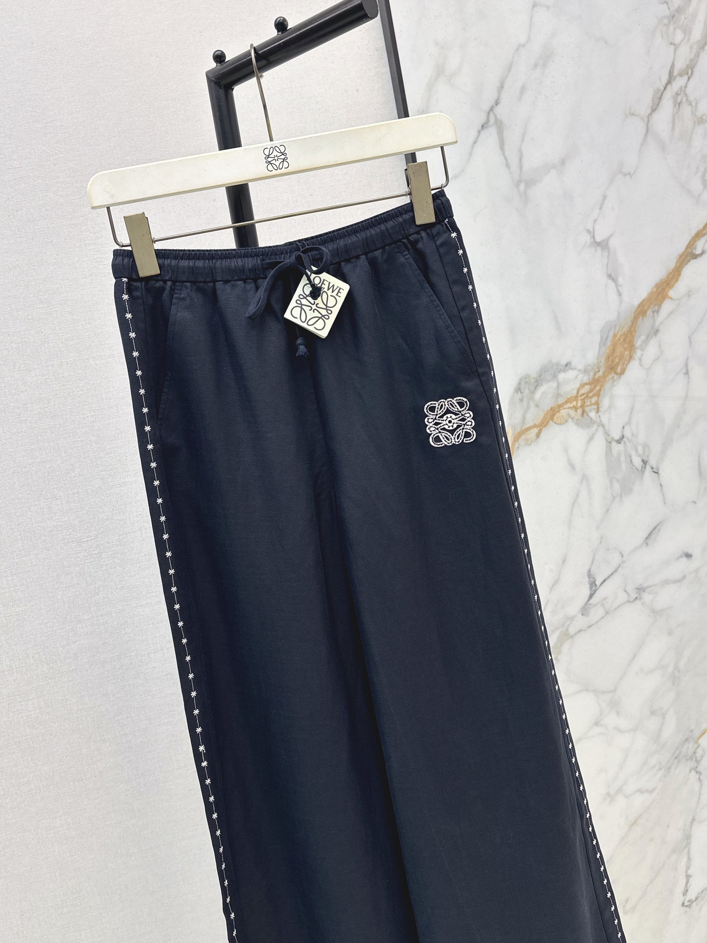 26ss High-waisted wide-leg trousers