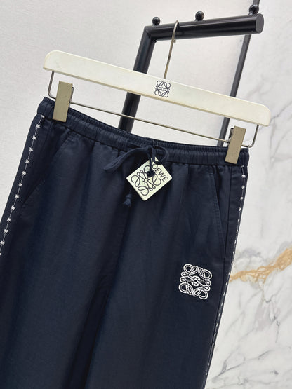 26ss High-waisted wide-leg trousers