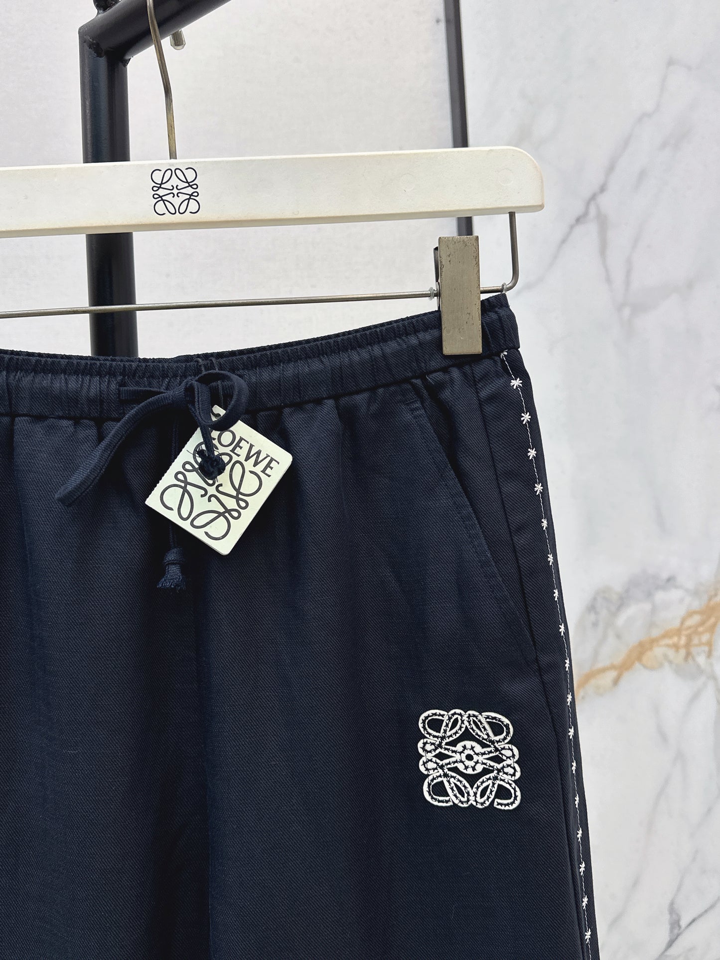 26ss High-waisted wide-leg trousers