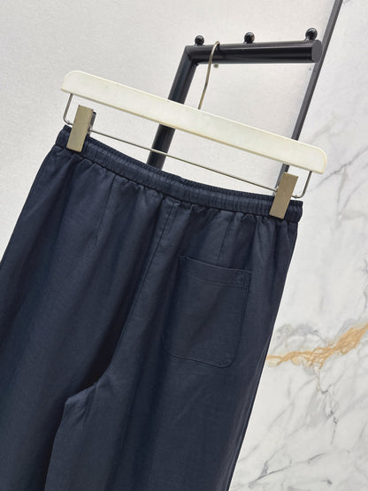 26ss High-waisted wide-leg trousers