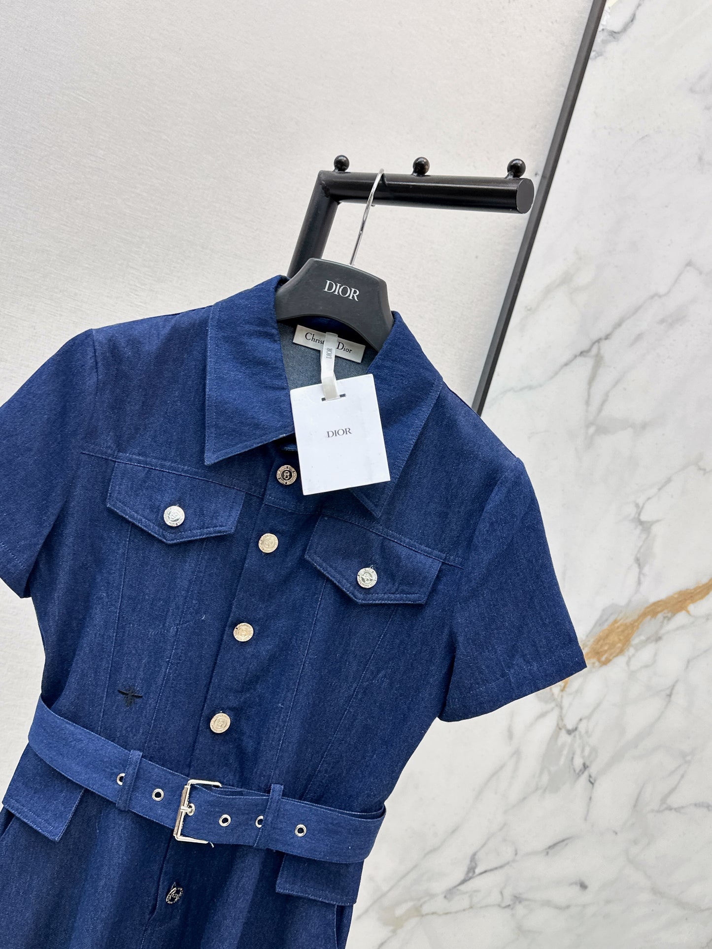 26ss Long Denim Dress