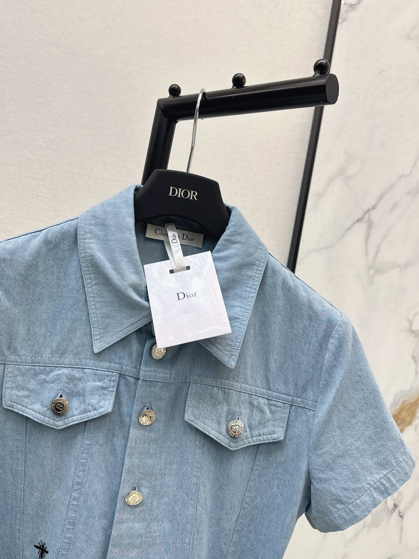 26ss Long Denim Dress