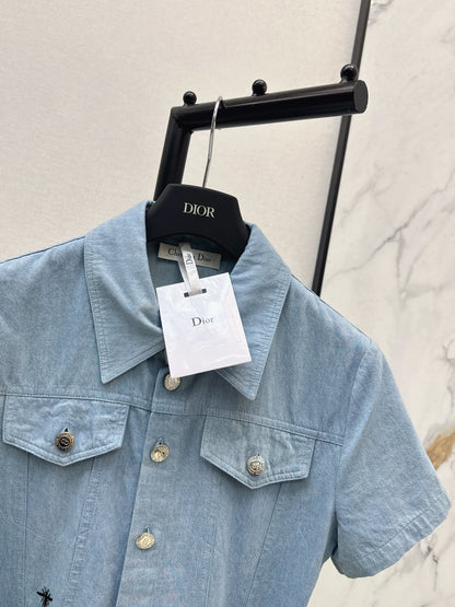 26ss Long Denim Dress