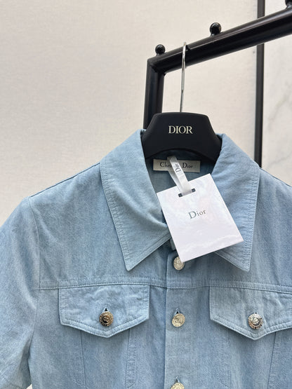 26ss Long Denim Dress