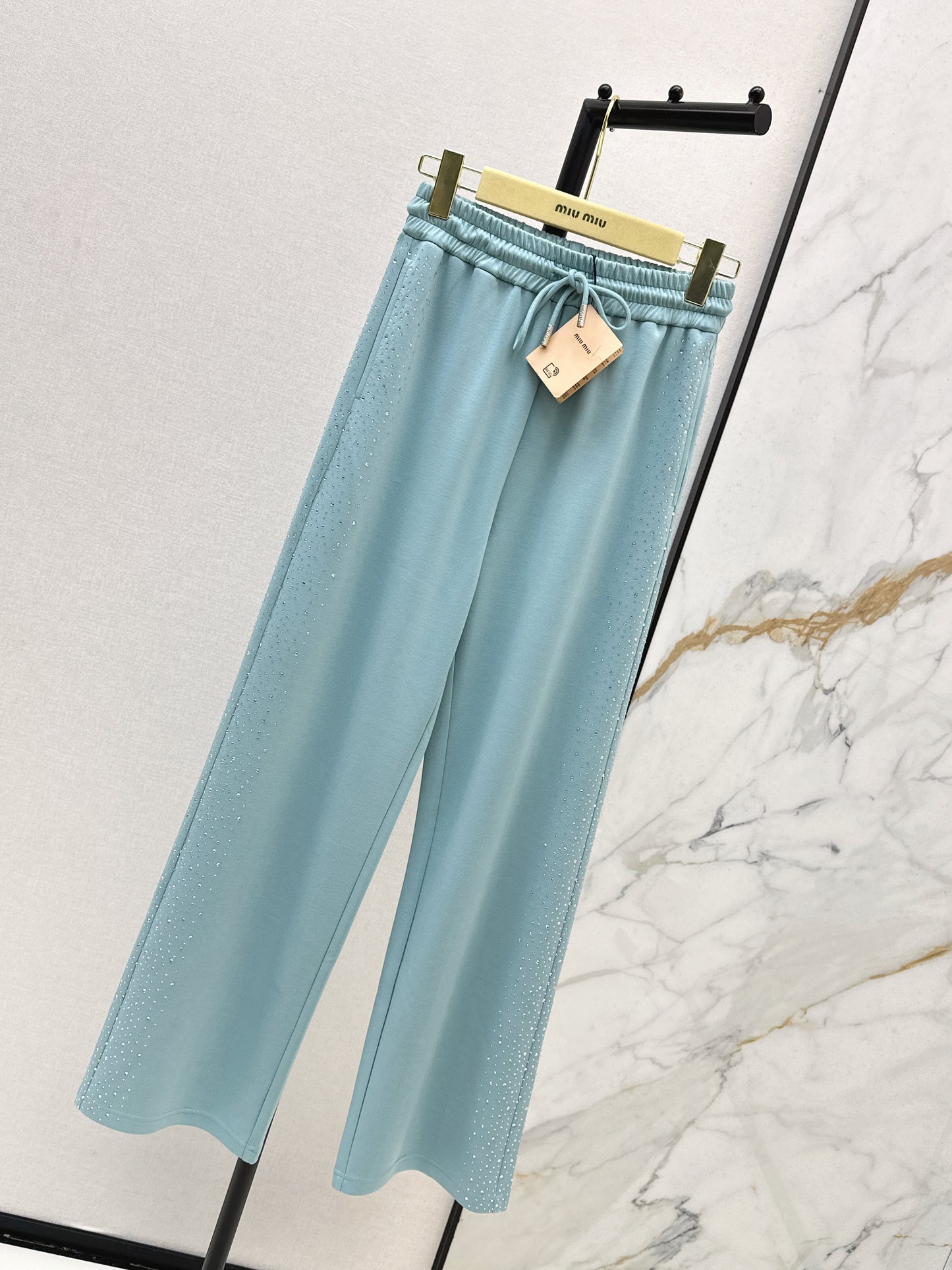 26ss Logo-embellished straight-leg pants