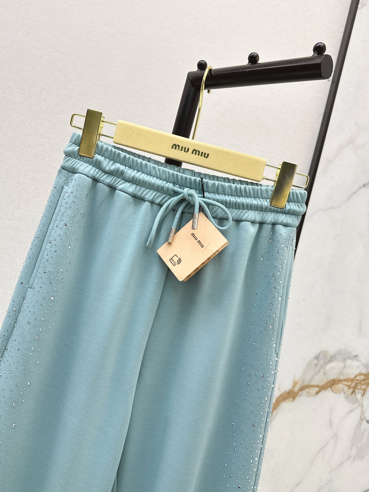 26ss Logo-embellished straight-leg pants