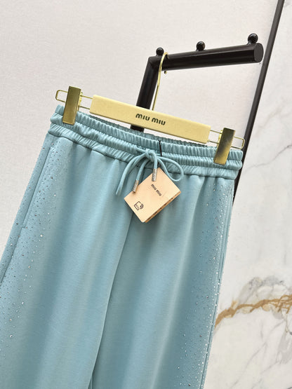 26ss Logo-embellished straight-leg pants