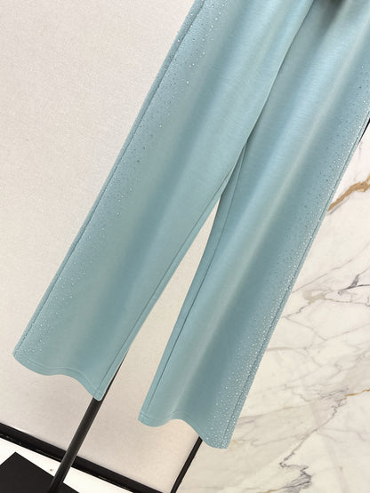 26ss Logo-embellished straight-leg pants