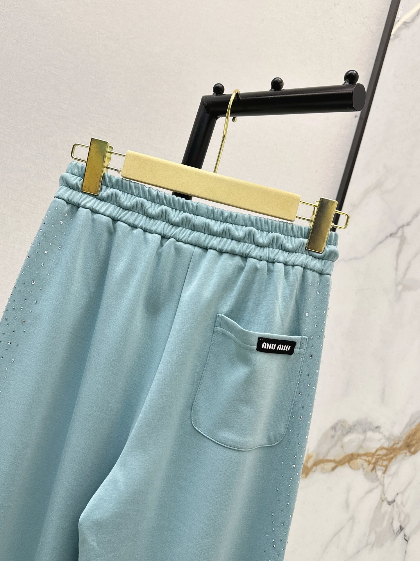 26ss Logo-embellished straight-leg pants