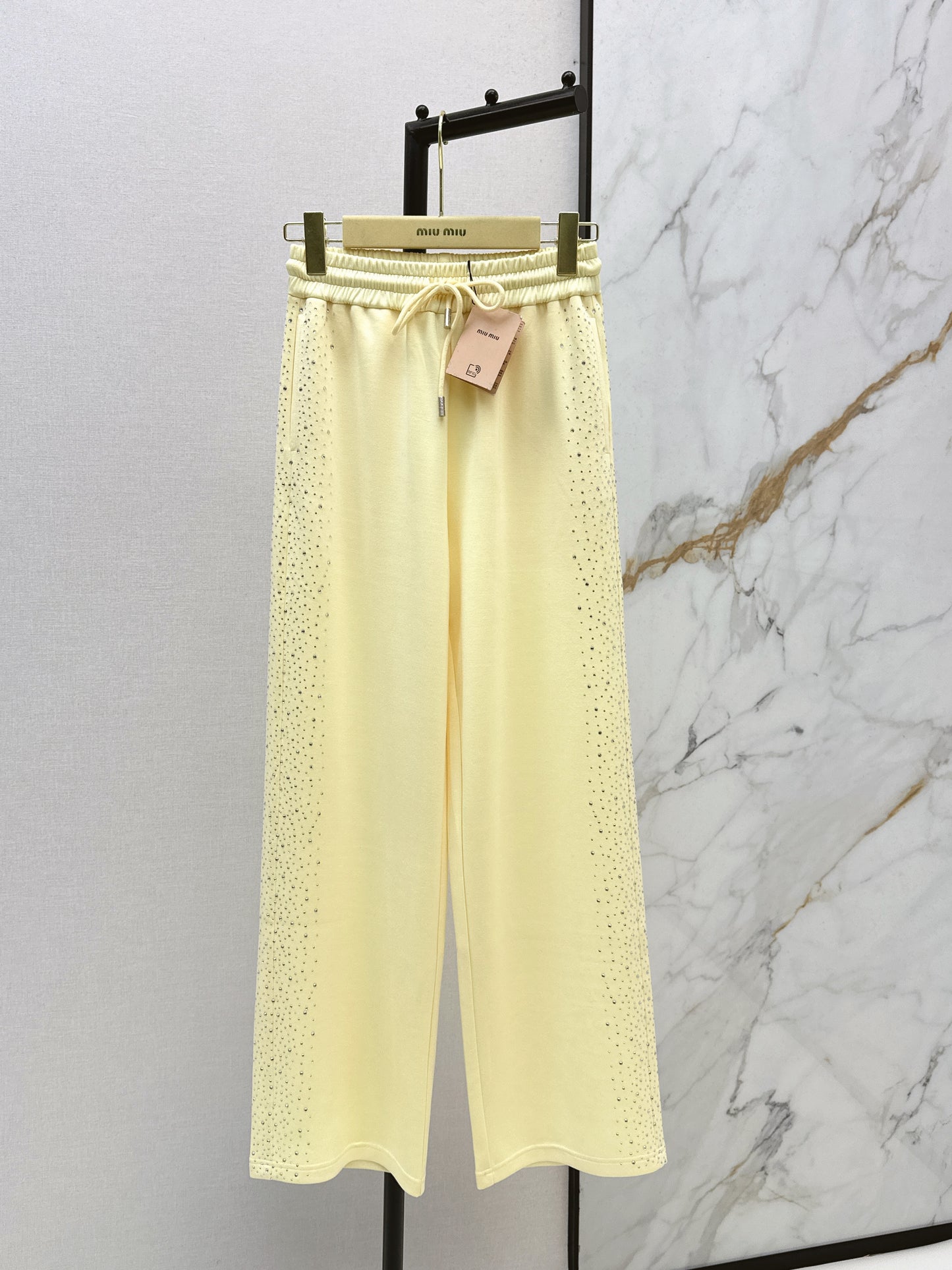 26ss Logo-embellished straight-leg pants
