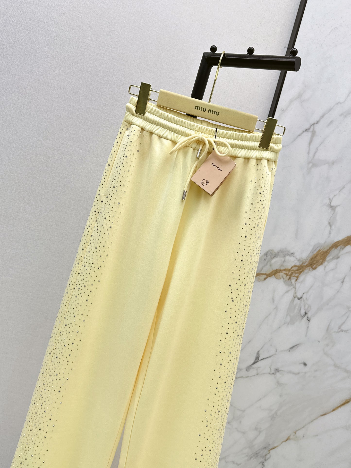26ss Logo-embellished straight-leg pants