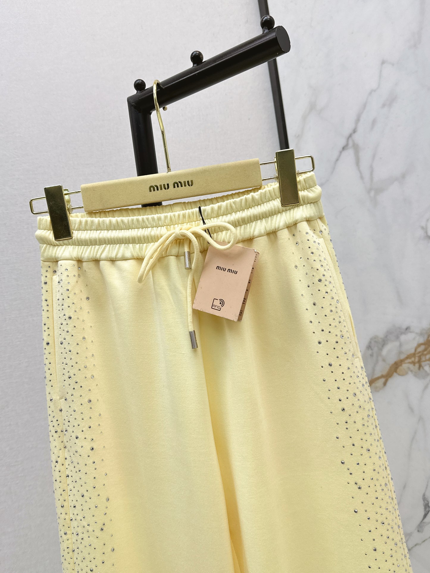 26ss Logo-embellished straight-leg pants