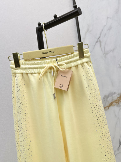 26ss Logo-embellished straight-leg pants