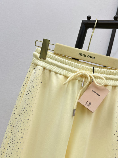 26ss Logo-embellished straight-leg pants