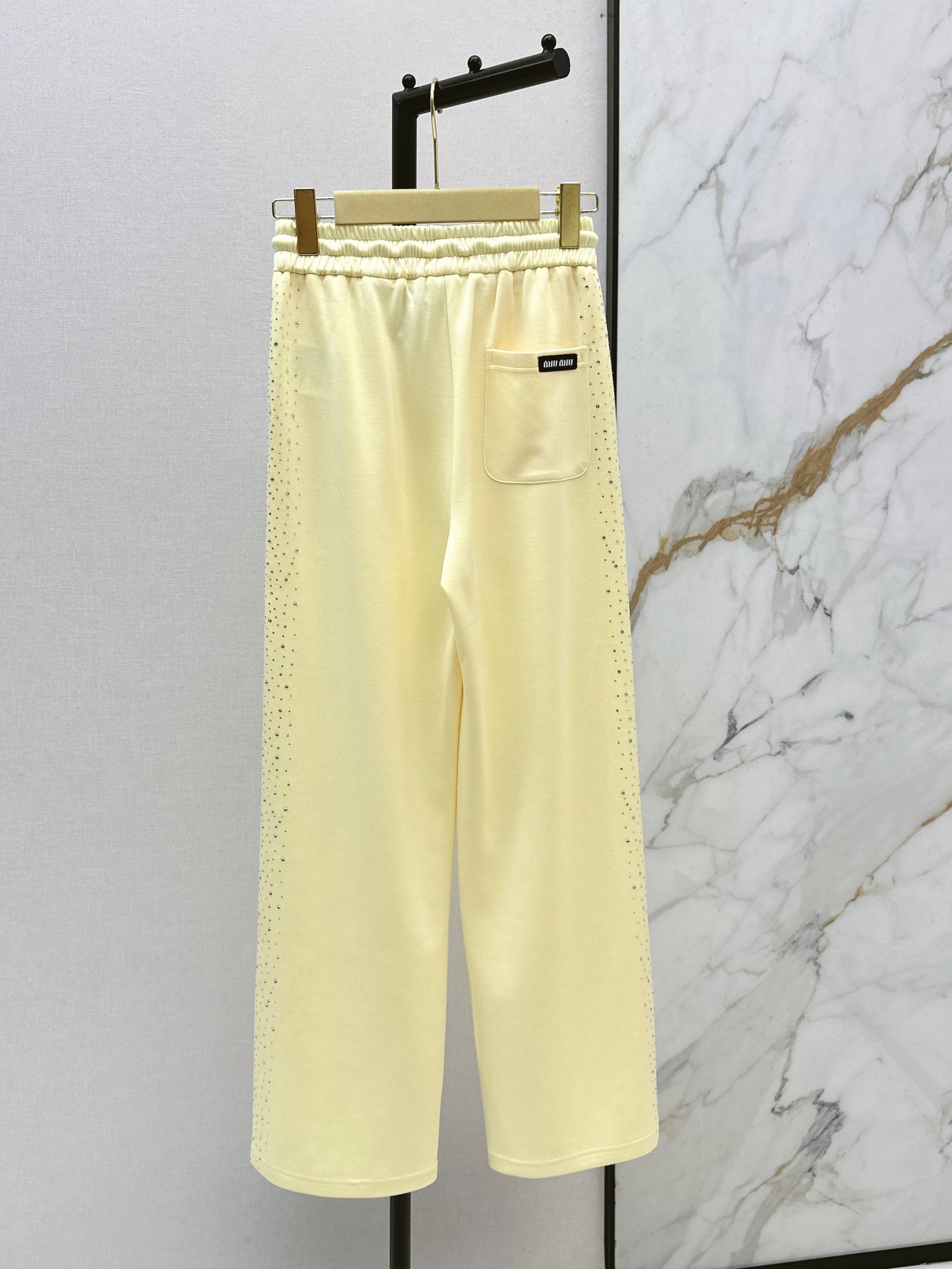 26ss Logo-embellished straight-leg pants