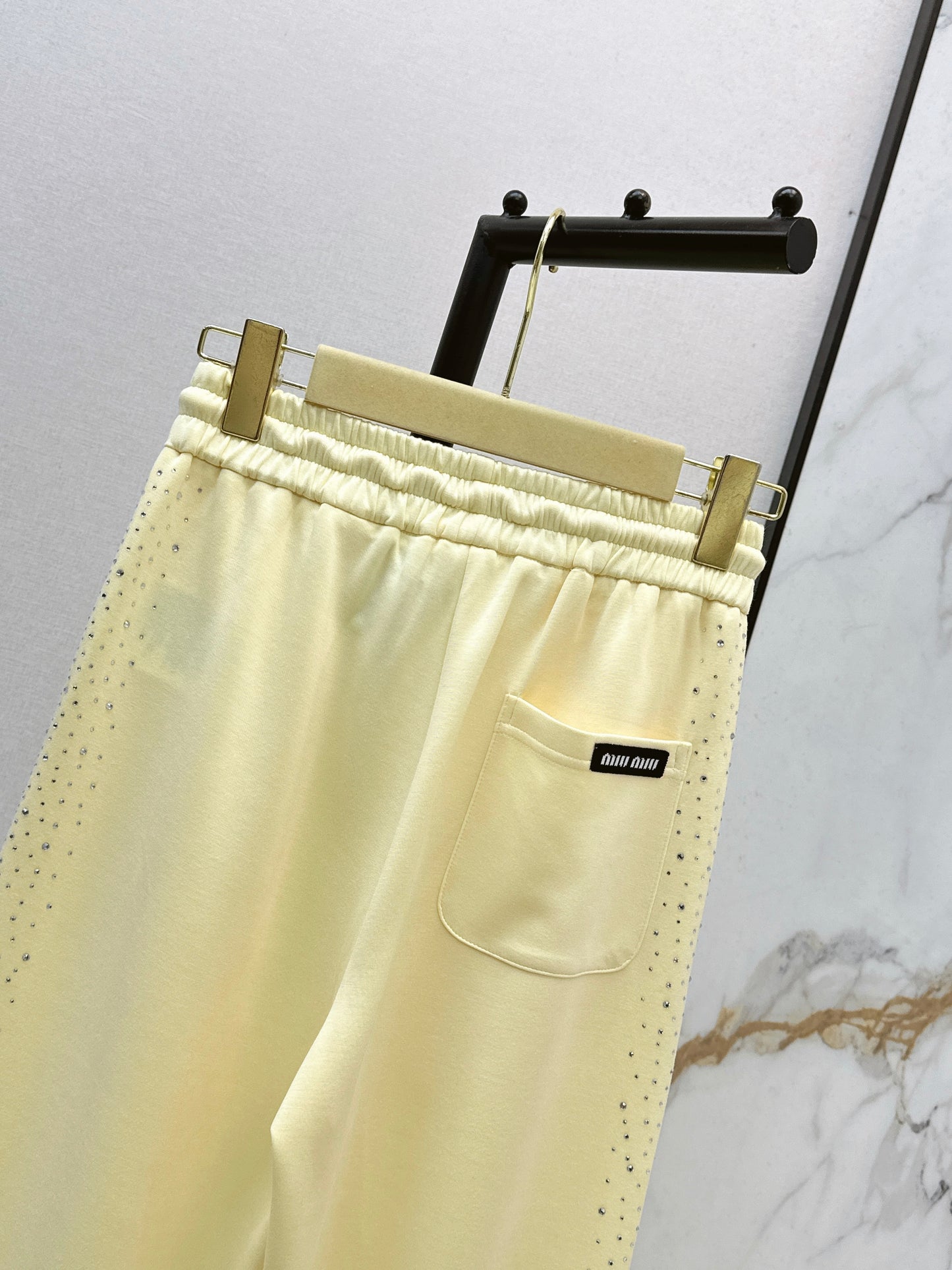 26ss Logo-embellished straight-leg pants
