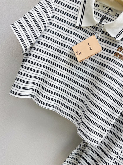 26ss Casual Striped Set