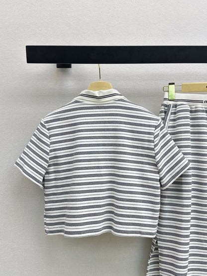 26ss Casual Striped Set