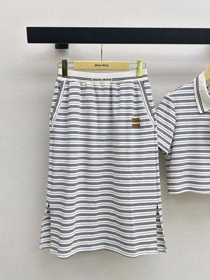 26ss Casual Striped Set
