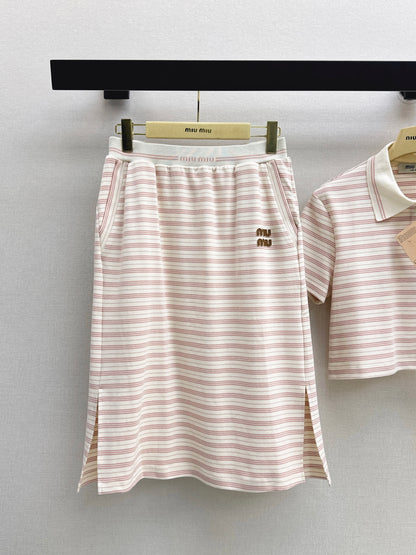 26ss Casual Striped Set