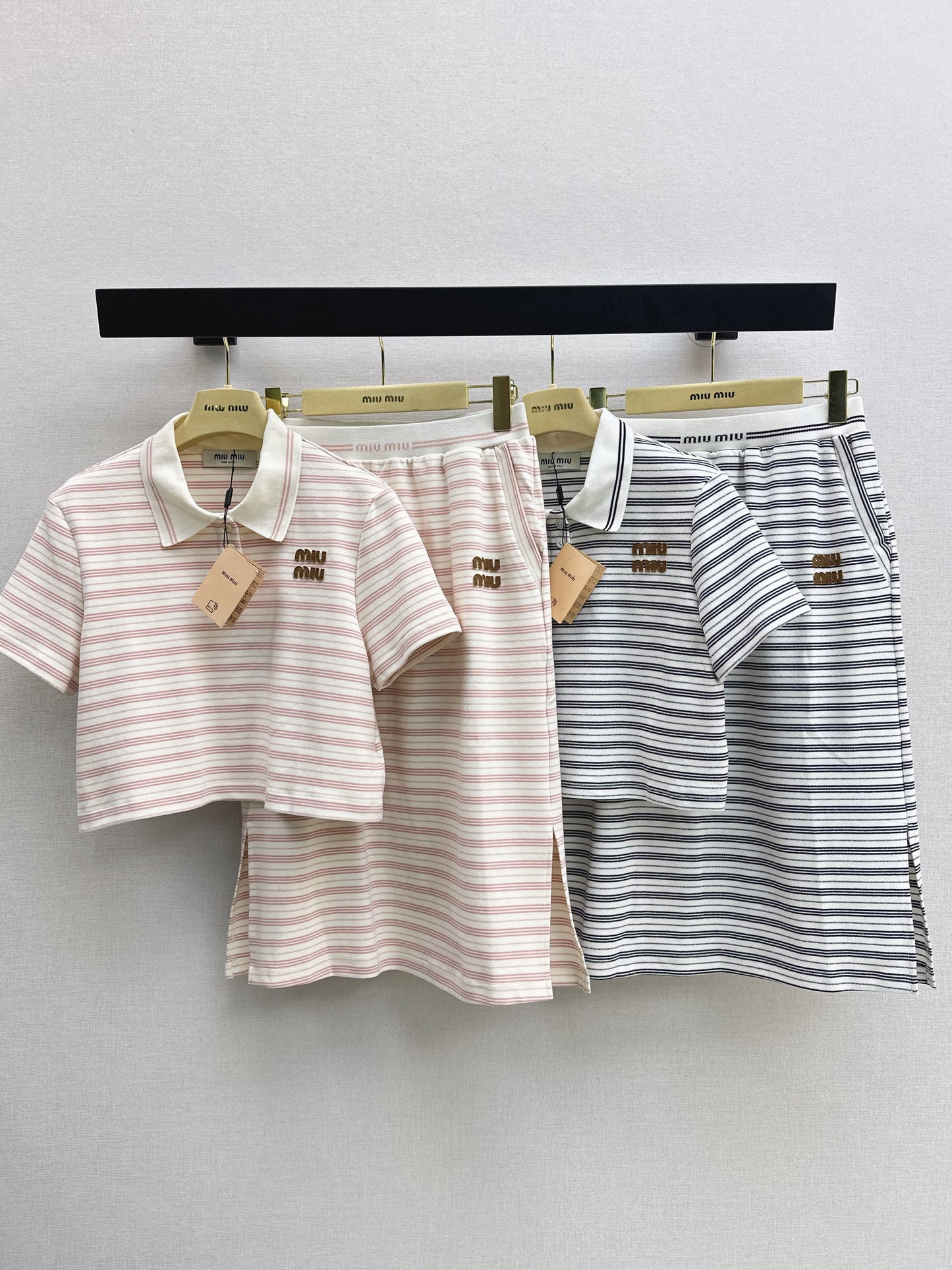 26ss Casual Striped Set