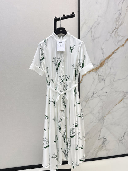 26ss Printed Long Dress