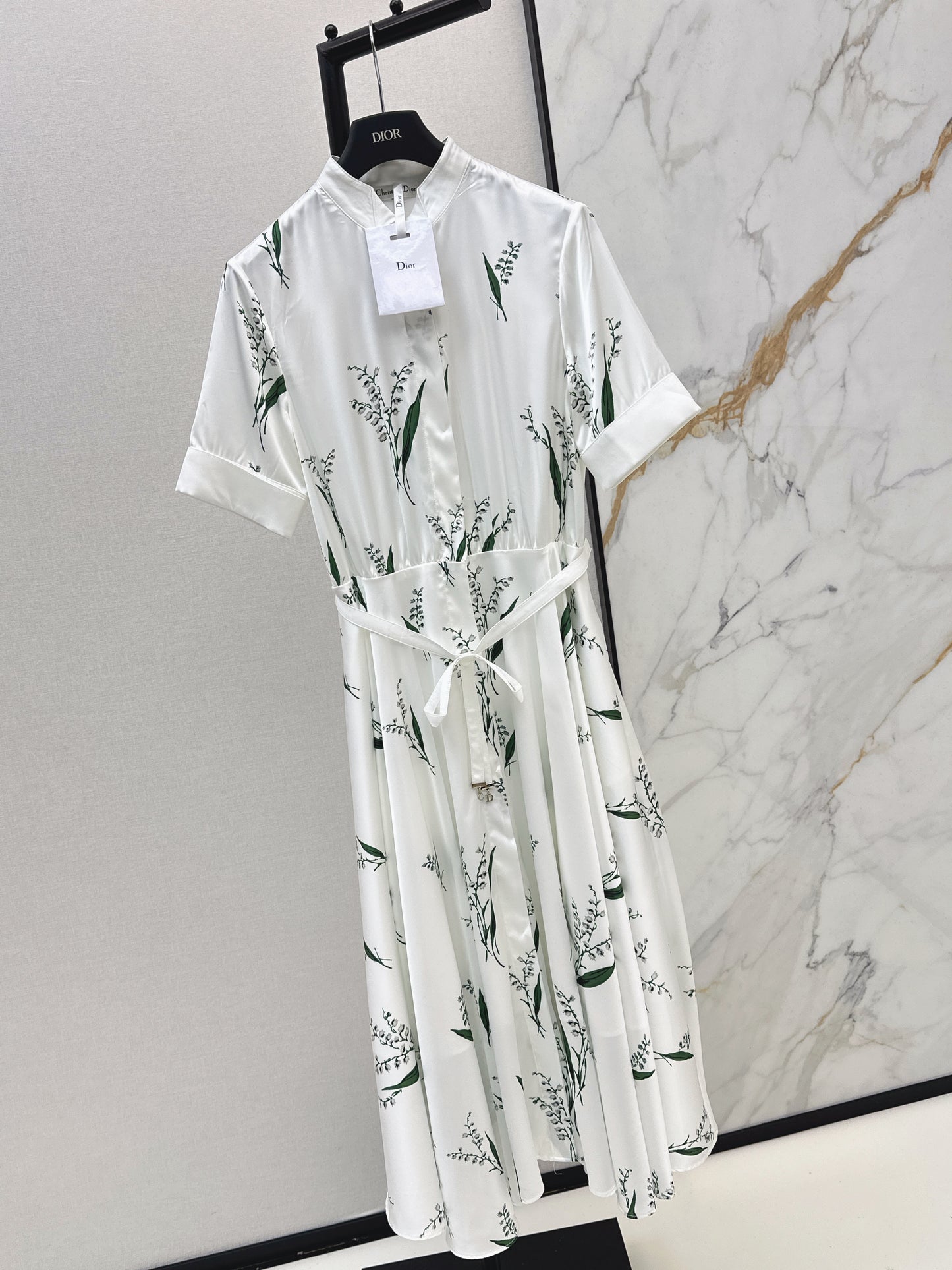 26ss Printed Long Dress