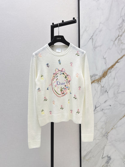 26ss Position Embroidered Sweater