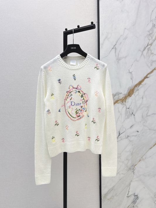 26ss Position Embroidered Sweater