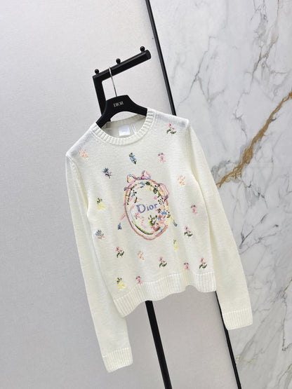 26ss Position Embroidered Sweater