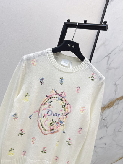 26ss Position Embroidered Sweater