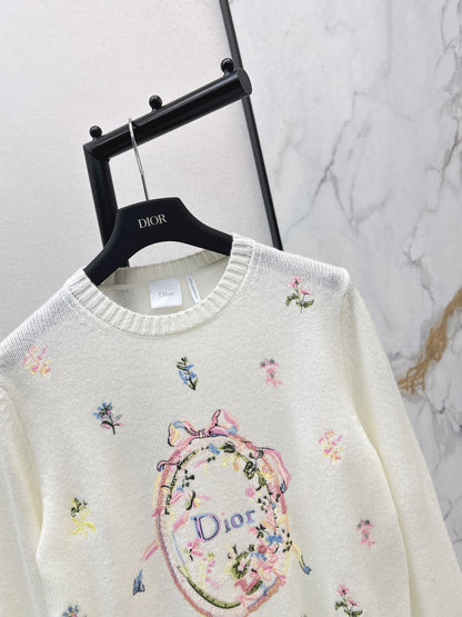 26ss Position Embroidered Sweater
